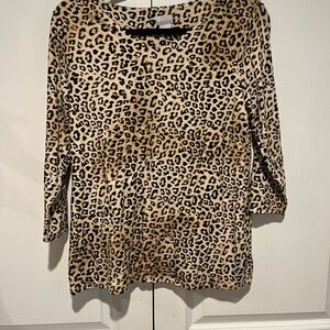 Leopard Print Women's Top